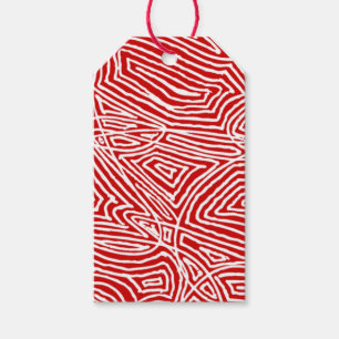 Scribbleprints Rot Geschenkanhänger