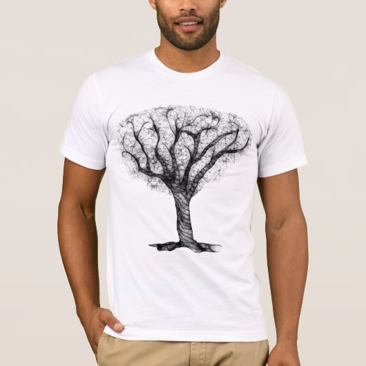 Scribbler-Baum-T-Shirt T-Shirt (Vorderseite)