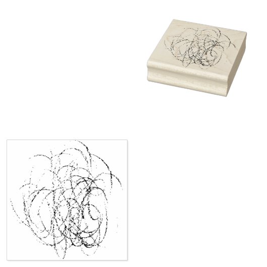 Scribbles Art Briefmarke Gummistempel (Stempel)