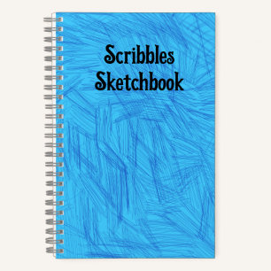 Scribbles Sketchbook Light Blue Notizblock