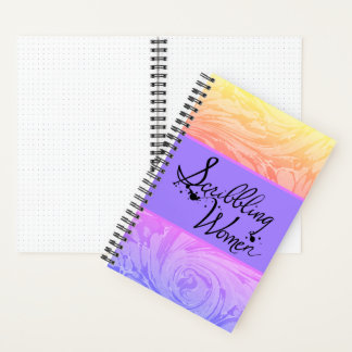 Scribbling Woman Notebook Notizblock