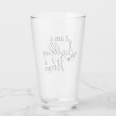 Scribbling Woman Water Tumbler (Rückseite)