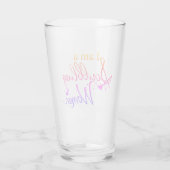 Scribbling Woman Water Tumbler - Regenbogen (Rückseite)