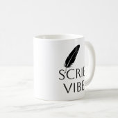 Scribe Vibes Author Writer Poet  Kaffeetasse (VorderseiteRechts)