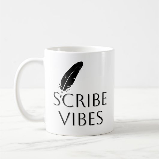 Scribe Vibes Author Writer Poet  Kaffeetasse (Links)