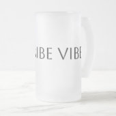 Scribe Vibes Author Writer Poet Literature Mattglas Bierglas (VorderseiteRechts)