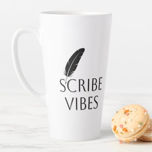 Scribe Vibes Author Writer Poet Milchtasse (Beispiel)