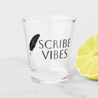 Scribe Vibes Author Writer Poet Schnapsglas