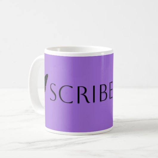 Scribe Vibes Writer and Author Kaffeetasse (Vorderseite Links)