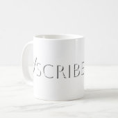 Scribe Vibes Writers Authors Poets Kaffeetasse (Vorderseite Links)