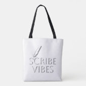 Scribe Vibes Writers Authors Poets Tasche (Rückseite)