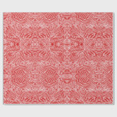 Scribleprints Rot Geschenkpapier (Flach)