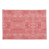 Scribleprints Rot Kissenbezug (Rückseite-Rechts)