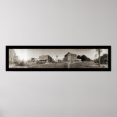 Scribner NE Panoramic Foto 1908 Poster (Vorne)