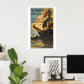 Scribner's Magazine Titelseite Januar 1903 Vintage Poster (Heimbüro)