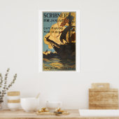 Scribner's Magazine Titelseite Januar 1903 Vintage Poster (Küche)