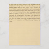 Scribners statistischer Atlas Postkarte (Vorderseite)