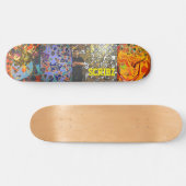 SCRIBZ AKATEBOARDS remains the same as it appears Skateboard (Horizontal)