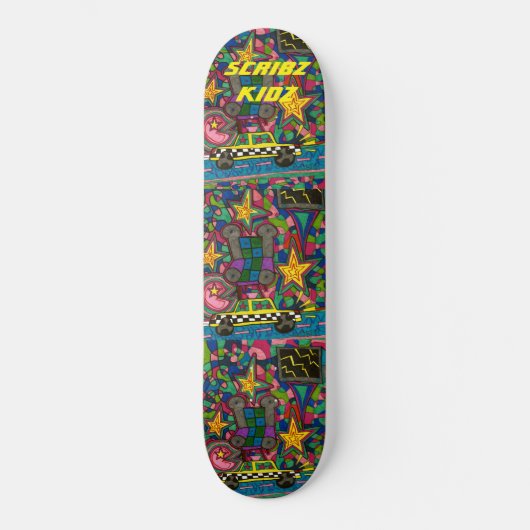 SCRIBZ KIDZ SKATEBOARD / JMT (Vorderseite)