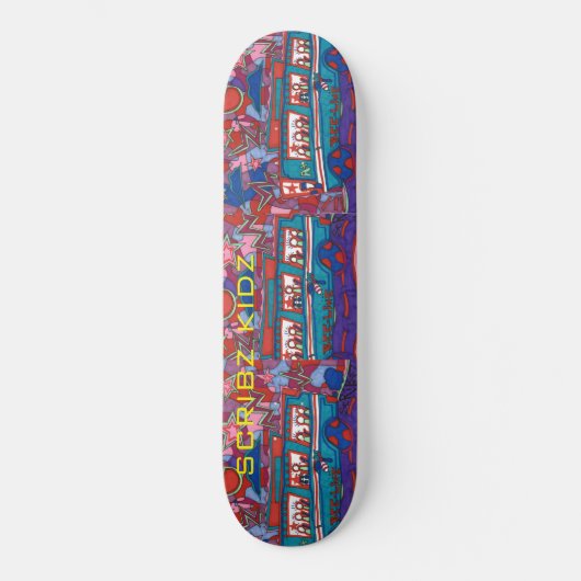 SCRIBZ KIDZ SKATEBOARD / JMT SKATEBOARDS USA (Vorderseite)