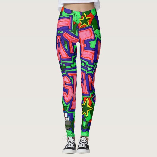 SCRIBZ / STATENINSELN Leggings (Vorderseite)