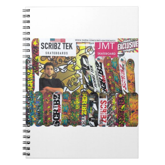 SCRIBZ TEK SKATEBOARDS / JMT USA NOTIZBLOCK (Vorderseite)