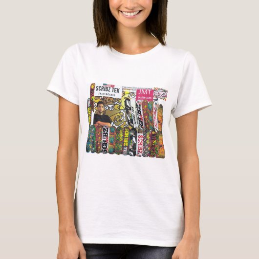 SCRIBZ TEK SKATEBOARDS / JMT USA T-Shirt (Vorderseite)