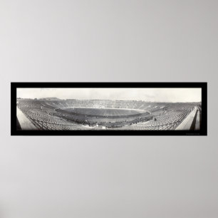 Scrimmage an Yale-Schüssel-Foto 1914 Poster