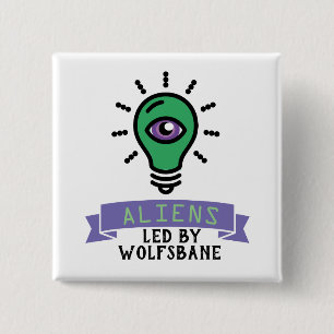 Scrimo Team Außerirdischen Button