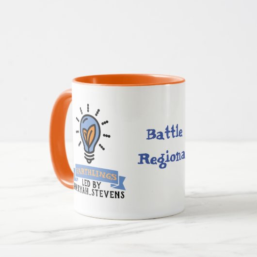 Scrimo Team Erdung Tasse (Vorderseite Links)