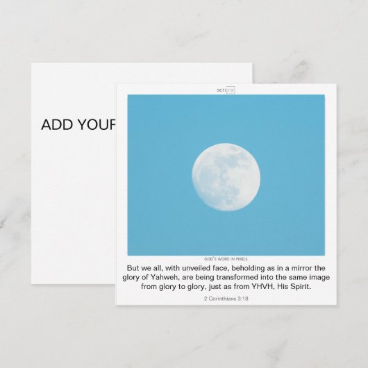 SCRIPIX TEMPLATE EINLADUNG (Vorne/Hinten)