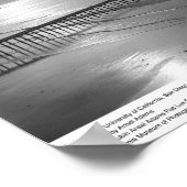 Scripps Pier, 1966 Poster (Ecke)