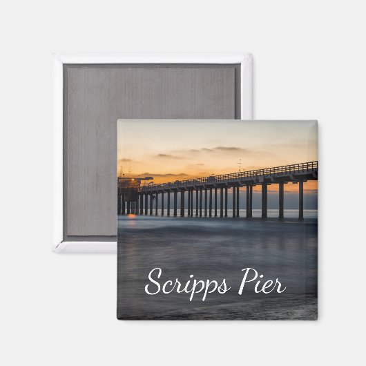 Scripps Pier Magnet (Vorderseite/Rückseite)