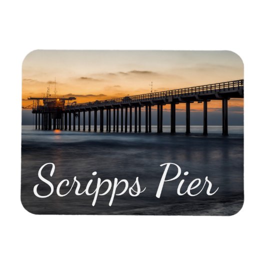 Scripps Pier Magnet (Horizontal)