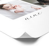 Script 1. Jahr 12 FotoCollage mit Monaten Poster (Ecke)