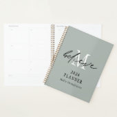 Script 2024 Monogram, Initial Name Sage Planer (Anzeige)