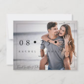 Script 2 Foto | SAVE THE DATE (Vorderseite)