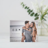 Script 2 Foto | SAVE THE DATE (Stehend Vorderseite)