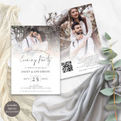 Script 2 Fotos Overlay QR Wedding Abend Party Einladung