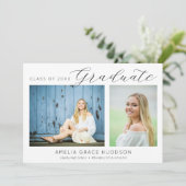 Script-Absolvent Einladung (Stehend Vorderseite)