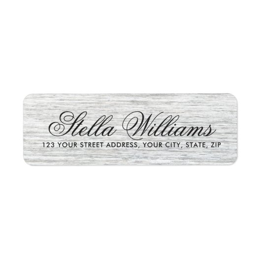 Script-Adresse für hellgraue Kornkalligraphie (Vorne)