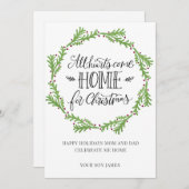 Script alle Herzen kommen Zuhause für Weihnachten (Vorne/Hinten)