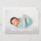 Script Baby Foto Geburtserklärung (Vorderseite)