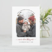 Script Baby more Chee Dieses Jahr Foto Weihnachten (Stehend Vorderseite)