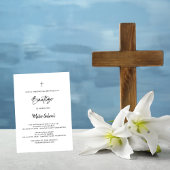 Script Bautizo Moderne Minimalistische spanische T Einladung