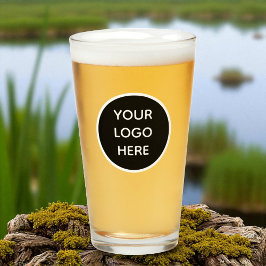 Script-Beer für personalisierte Logos Glas