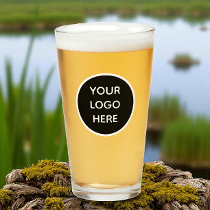 Script-Beer für personalisierte Logos Glas
