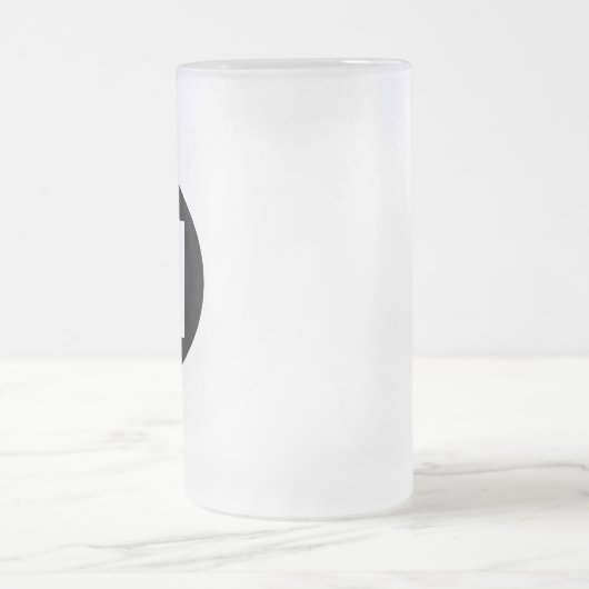 Script-Beer für personalisierte Logos Mattglas Bierglas (Mittel)