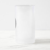 Script-Beer für personalisierte Logos Mattglas Bierglas (Mittel)