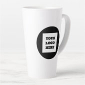 Script-Beer für personalisierte Logos Milchtasse (Rechte Ecke)